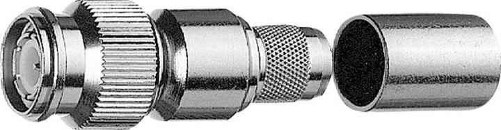 Actual product image Telegärtner TNC cable connector crimp G42 50 Ohm, crimp/crimp, outer conductor Telealloy, A3326, G42 (2.7/7.1) (Antenna cable)