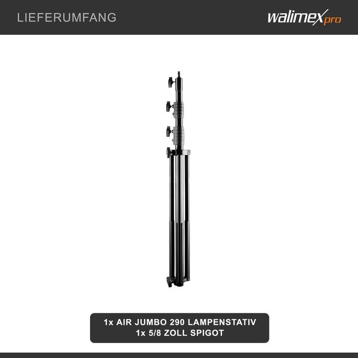 Produktbild Walimex pro pro AIR Deluxe 290 Lampenstativ (290 cm, 20 kg)