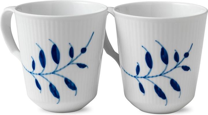 Actual product image Royal Copenhagen 38 cl - Porcelaen - Koboltblå/hvid (38 ml, 2x)