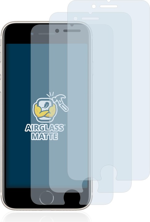 Produktbild BROTECT AirGlass Panzerglasfolie Matt (3 Stück, Apple iPhone SE (3rd Gen))