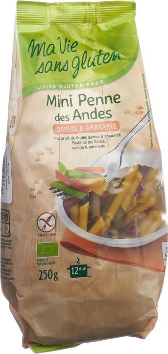 Image du produit Ma vie sans Gluten Mini Penne des Andes tricolores (250 g)