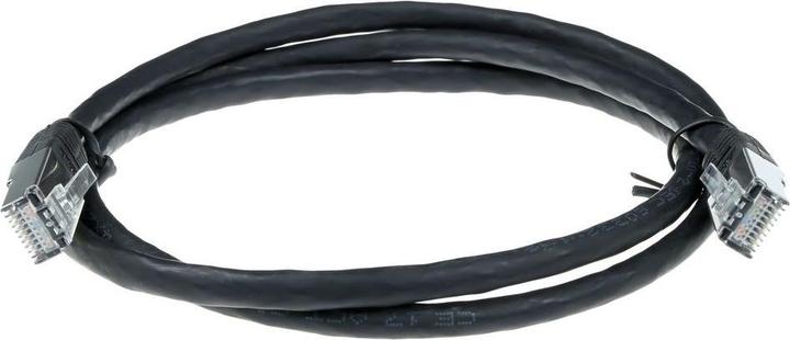 Produktbild ACT 5m Cat6a SSTP 5m Cat6a S/FTP (S-STP) Schwarz Netzwerkkabel (S/FTP, CAT6a, 5 m)