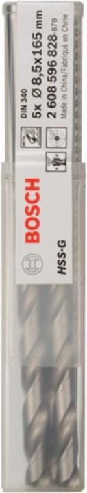 Produktbild Bosch Professional Zubehör PRO Metal HSS-G Spiralbohrer, 8,5 x 109 x 165 mm (8.5 mm)
