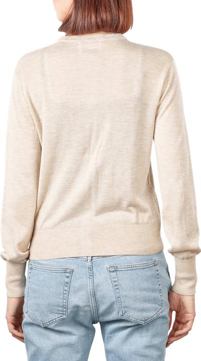 Image du produit Scotch & Soda Jacquard Trim Cardigan Crew Neck Oatmeal Melan (L)