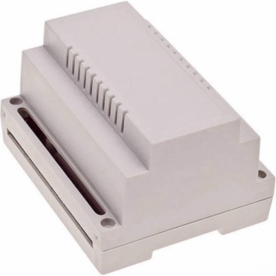 Tru Components HutschienenGehäuse (Gehäuse), Elektronikzubehör + Gehäuse, Grau