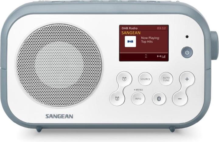 Produktbild Sangean DPR-42BT WHITE-STONE BLUE (DAB+, KW, Bluetooth)