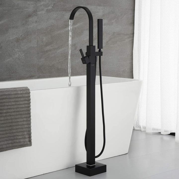 Image du produit Home Deluxe Robinetterie design SHIELD 112x15x20cm - Noir mat