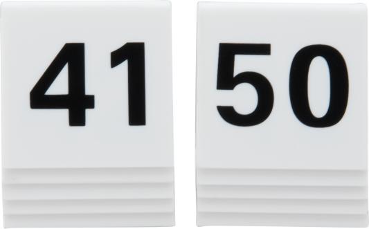Produktbild Securit Tischnummernset 41 - 50, weiá, Acryl