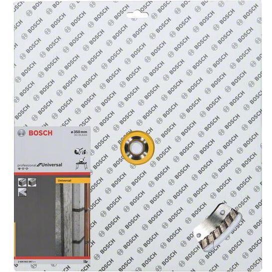 Thumbnail - Bosch Professional Zubehör, Sägeblatt, Diamanttrennscheibe Standard for Universal Turbo, 350 x 20,00/25,40 x 3 x 10