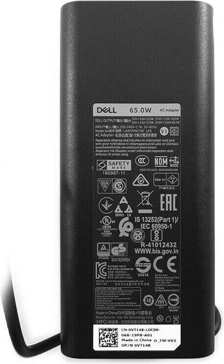 Produktbild Dell ADPT,AC,65W,HUNT,PD,PECOS,RUG (65 W)