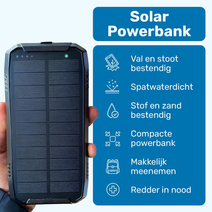 Actual product image Ishiva UFUZON Solar-Powerbank 30k