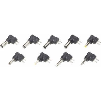 Voltcraft 9ZC7 Netzgeräte Adapter-Set 9tlg. mit 2 Klinkenadapter und 7 Niedervolt-Adapter, gewinkelt, Universalladegerät