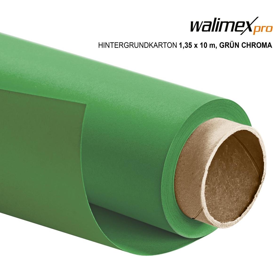 Thumbnail - Walimex Hintergrundkarton (135 cm, 1000 cm), Hintergrundsystem, Grün