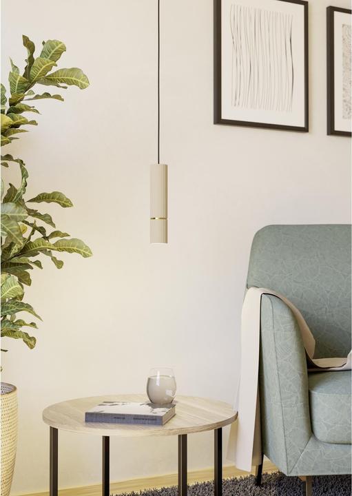 Produktbild EGLO LEDPendelleuchte Caminia sandfarben 5W 3000K (GU10, 345 lm)