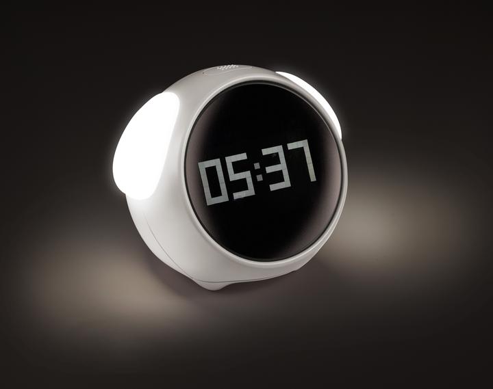 Immagine prodotto Fuj Tek Rechargeable table alarm clock, white