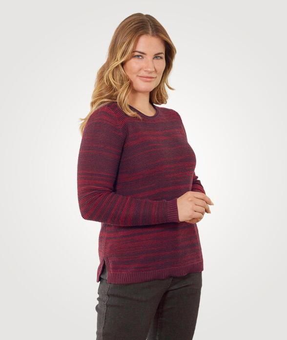 Produktbild Beverly Damen Strickpullover mit Farbverlauf und Rundhalsausschnitt (M)