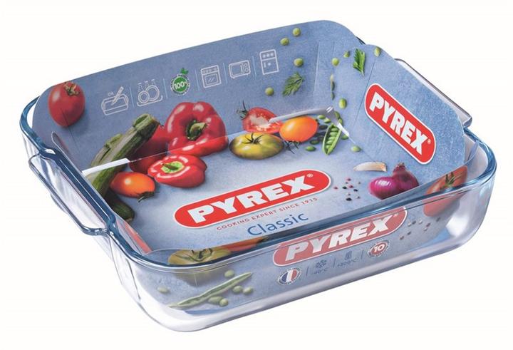 Actual product image Pyrex Square plate, 21x21cm