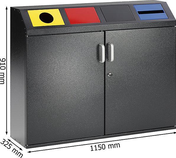 Produktbild eurokraft pro Wertstoffsammelschrank (50 l)