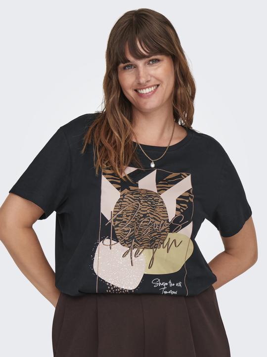 Immagine prodotto Only T-shirt regular fit con scollo rotondo e curve (S)