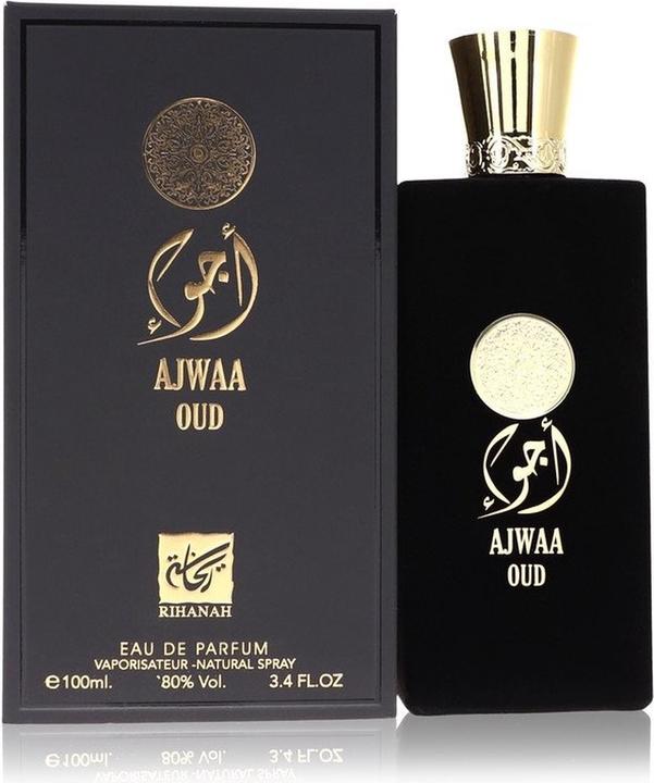 Actual product image Rihanah Ajwaa Oud by Eau de Parfum Spray (Unisex) 100 ml (Eau de parfum, 100 ml)