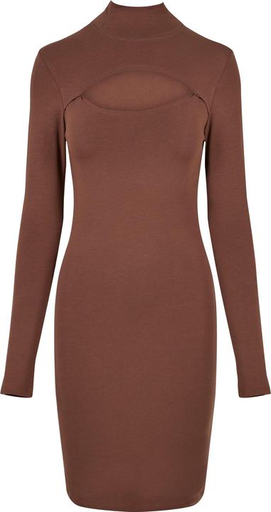 Produktbild Urban Classics Ladies Stretch Jersey Cut-Out Turtleneck Dress (XS)