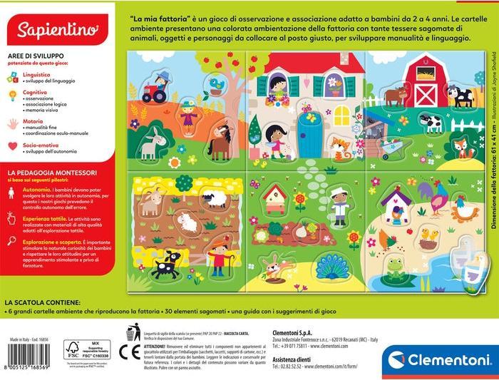 Productafbeelding Clementoni Montessori - Mijn boerderij (2 - 4 Jaren)