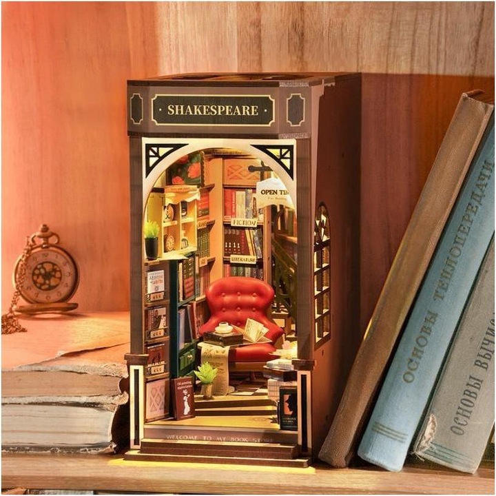 Image du produit Robotime Kit de maquette 'Bookstore
