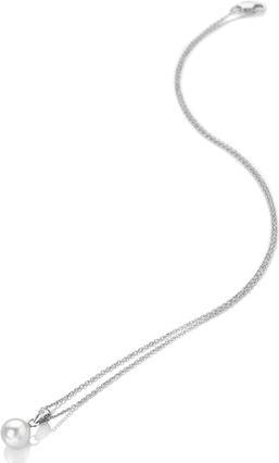 Produktbild Hot Diamonds Charming Silver Diamond and Pearl Necklace Diamond Amulets DP895 (Chain. Pendant)