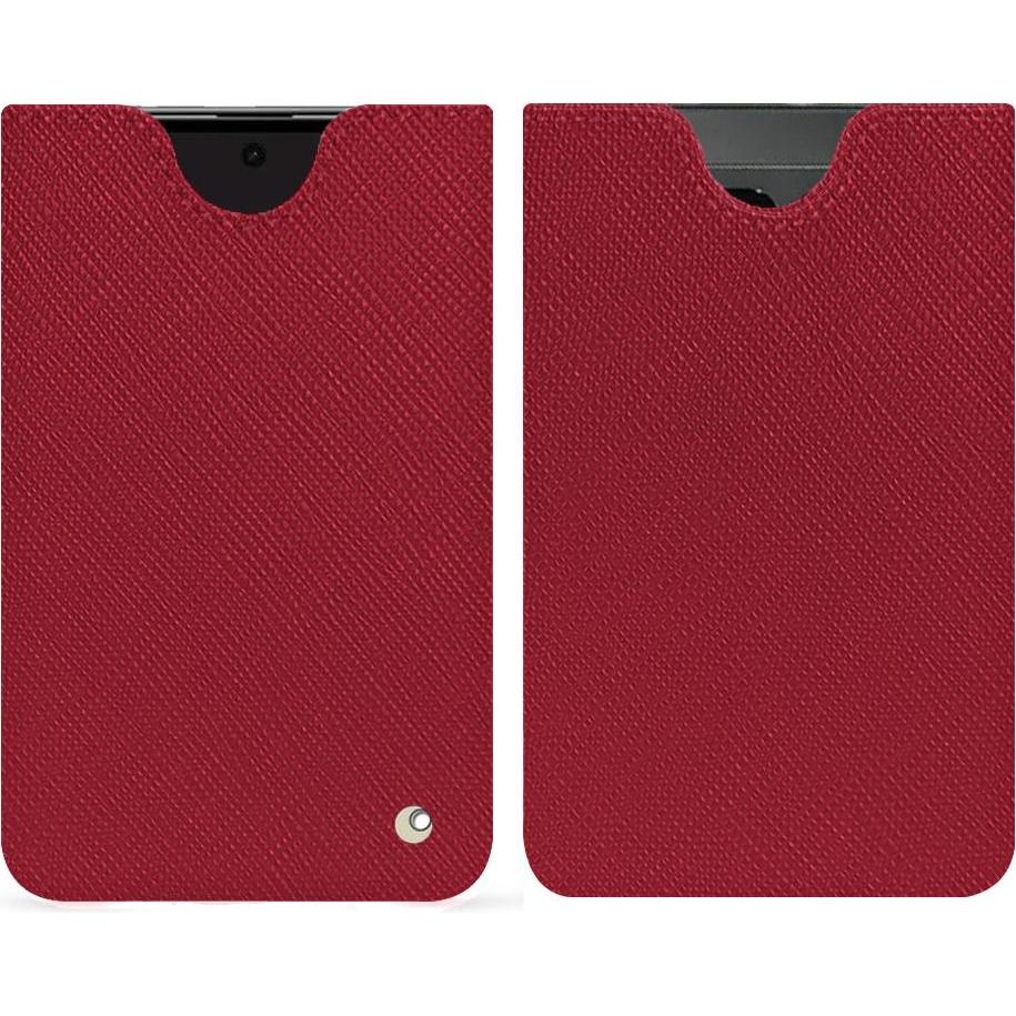 Thumbnail - Noreve Lederschutzhülle (Google Pixel Fold), Smartphone Hülle, Rot