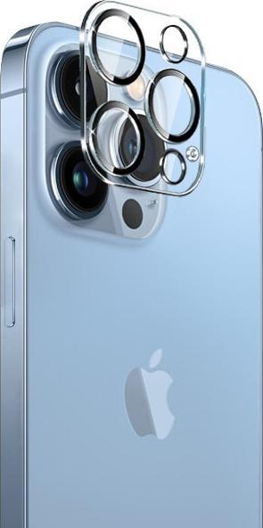 Produktbild Crong Lens Shield – Glas für die Kamera und das Objektiv des iPhone 13 Pro / iPhone 13 Pro Max (1 Stk., Apple iPhone 13 Pro)