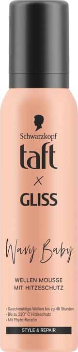 Schwarzkopf Haarschaum Taft x Gliss Mousse Wavy Baby 150 ml (Foaming agent, 150 ml)