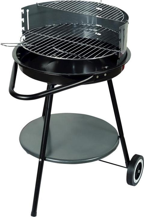 Master 4U-Onlinehandel Barbecue Trolley Ø49x80cm Round Barbecue Charcoal Barbecue Stand Barbecue Charcoal (49 cm)