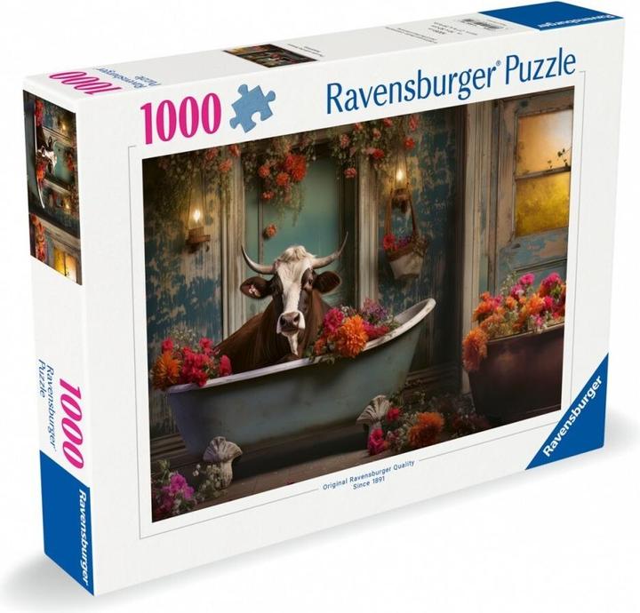 Actual product image Ravensburger The cow in the bathtub (1000 pieces)