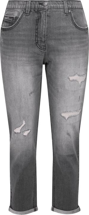 Immagine prodotto Ulla Popken Boyfriend jeans con effetto sdrucito, elasticizzazione e cinque tasche (52)