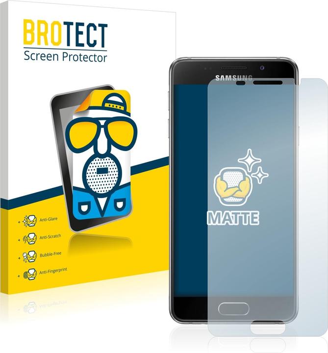 Produktbild BROTECT Entspiegelungs-Schutzfolie Displayschutz Matt (2 Stück, Samsung Galaxy A3 (2016))