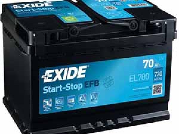 Exide Start-Stop EFB (12 V, 70 Ah, 760 A)