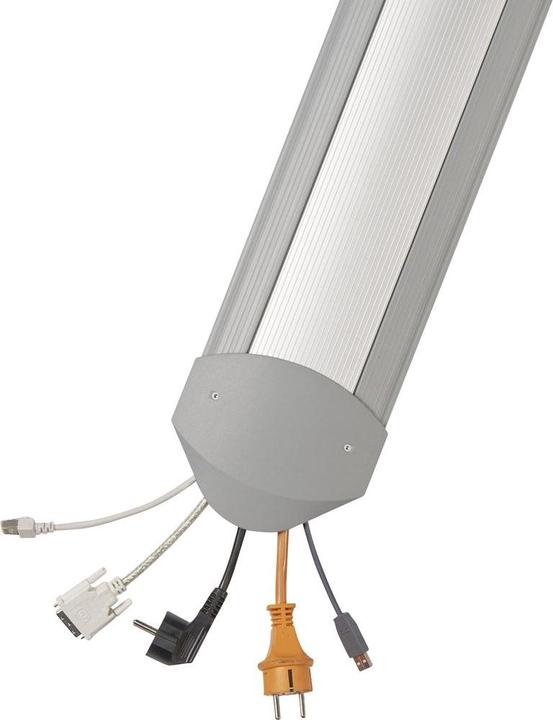 Actual product image Serpa End cap for cable bridge EasyLoader B15 (L x W) 130 mm x 150 mm Light gray Content: 2 pcs. (Cable bridge, 13 cm)