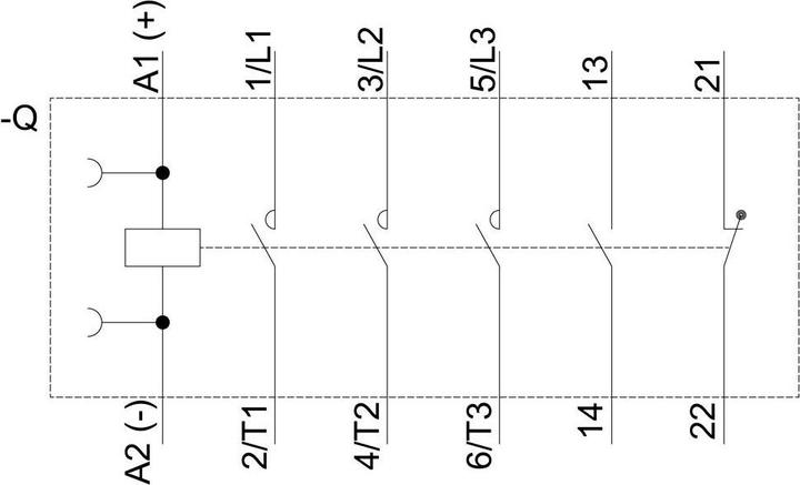 Produktbild Siemens Schütz 15kW 24Vdc Größe 0