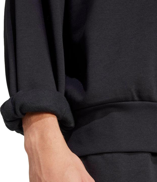 Produktbild Adidas Herren-Sweatshirt Essentials Loose Fit mit Bar-Logo, Schwarz (M)