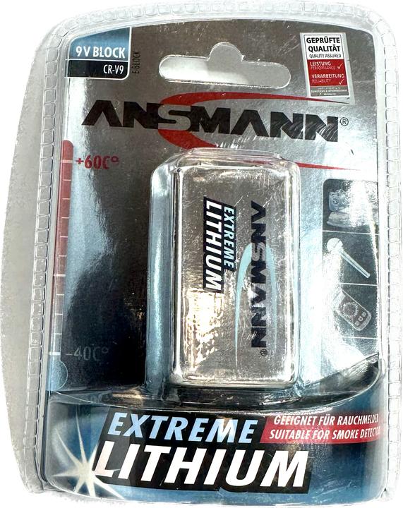 Produktbild Ansmann Extrem (1 Stk., 9V Block, 1200 mAh)