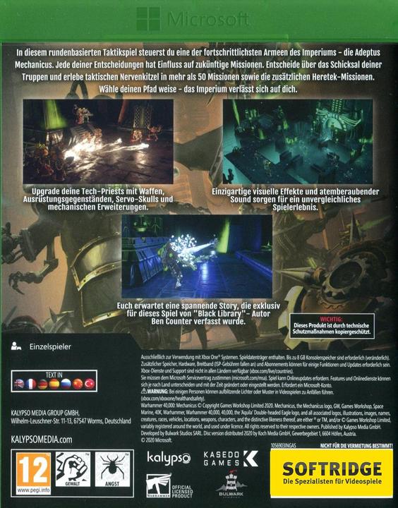 Immagine prodotto Warhammer 40.000: Mechanicus (Xbox One X, Xbox Series X, DE)