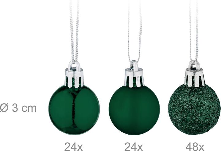 Image du produit Relaxdays 96x boules-de-Noël (96 -pièce)