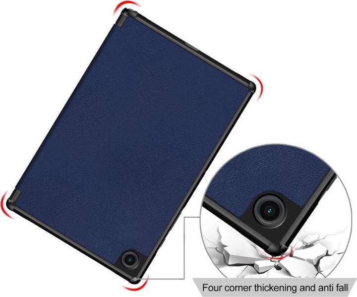 Productafbeelding Cover-Discount Galaxy Tab A7 Lite - Drievoudige Smart Case donkerblauw (Galaxy Tab A7 Lite)