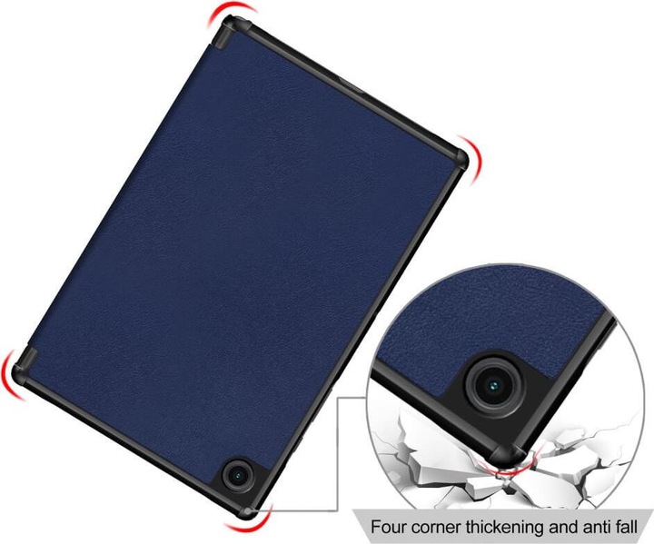 Actual product image Cover-Discount Galaxy Tab A7 Lite - Tri-fold Smart Case dark blue (Galaxy Tab A7 Lite)