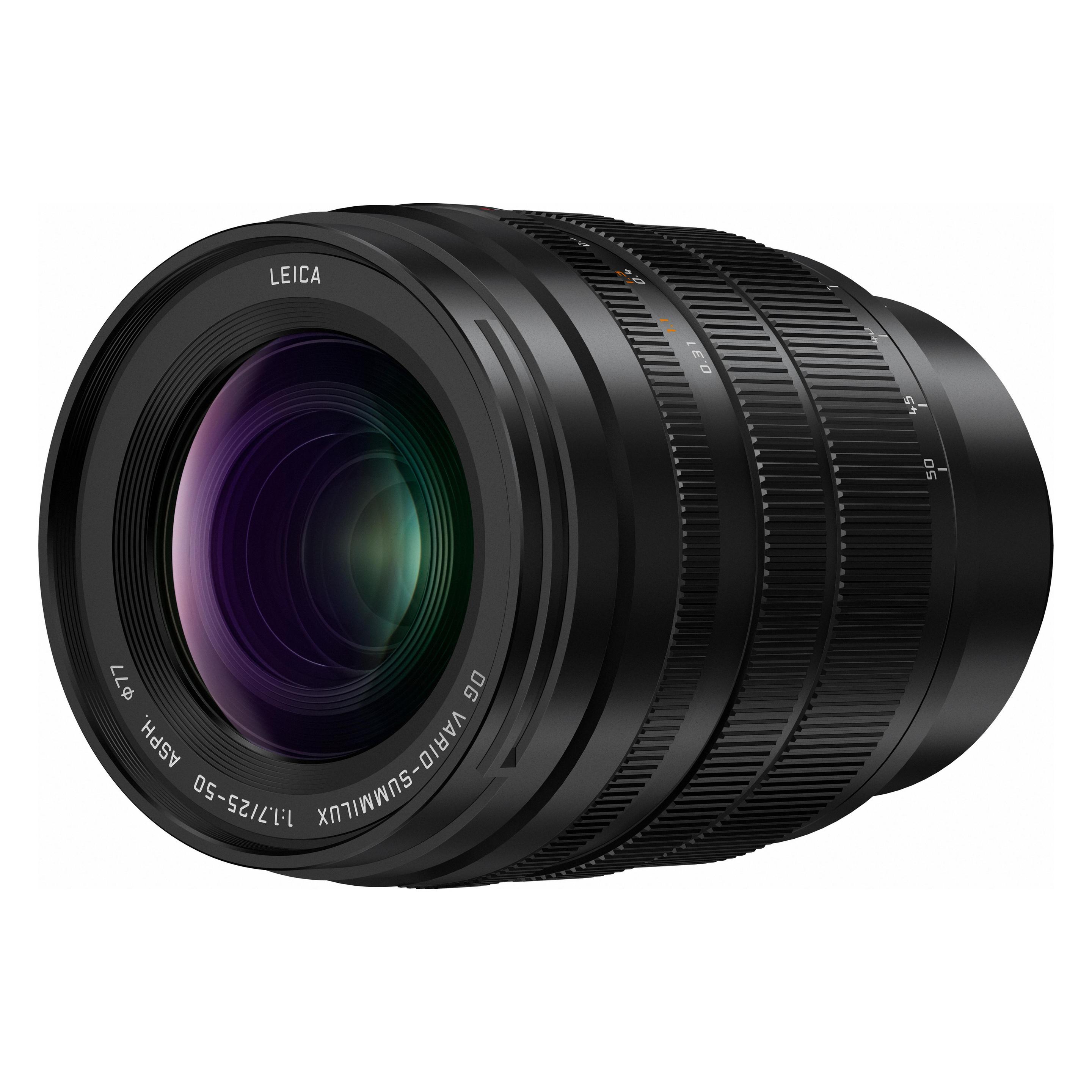 Panasonic Leica 25-50mm F1.7 (Micro Four Thirds, Micro Four Thirds), Objektiv, Schwarz