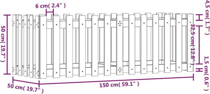 Produktbild vidaXL Hochbeet