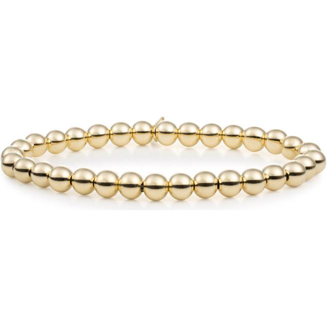 Sparkling Jewels, Armschmuck, Armband Gold Kugeln, (18.50 cm, Silber 925)