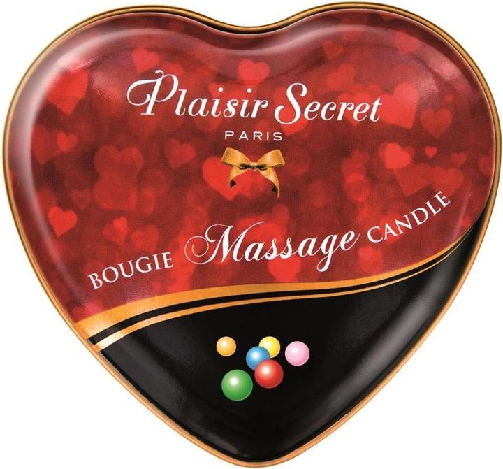Produktbild Plaisir Secret Mini bougie de massage Bubble Gum (35 ml)