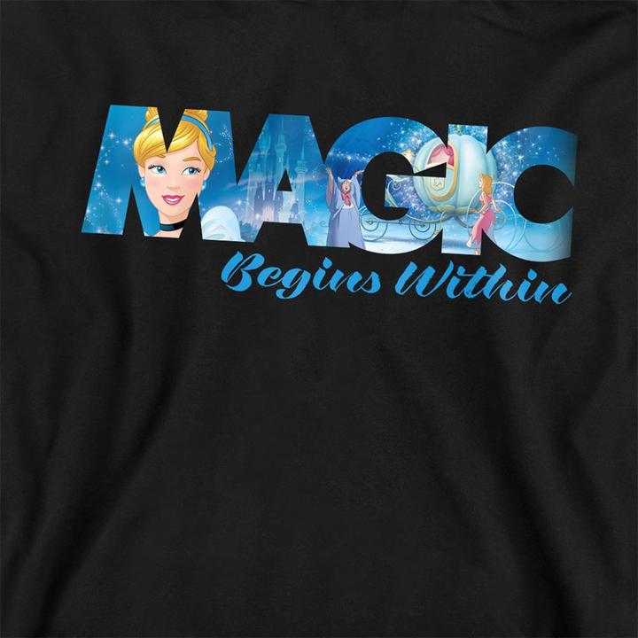 Produktbild Cinderella Magic Begins Within Kapuzenpullover meliert (116)