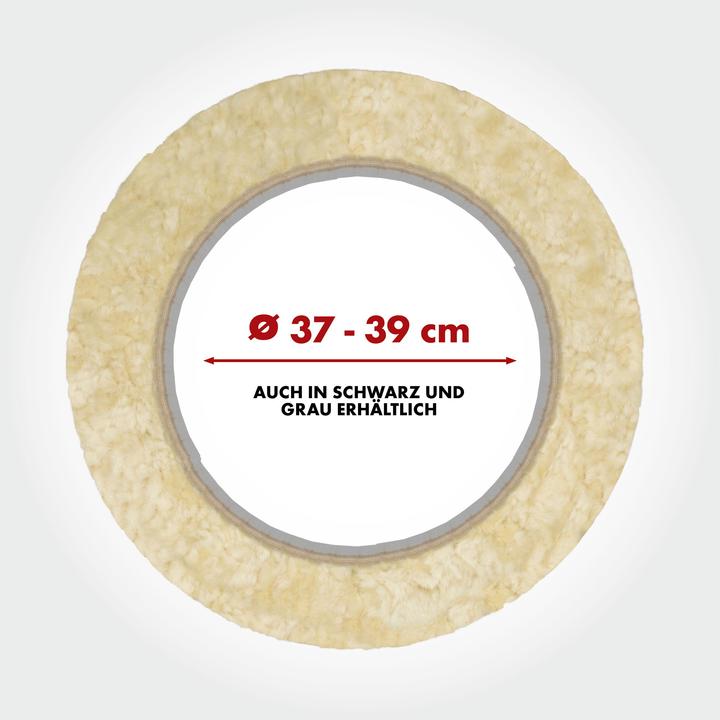 Actual product image Walser Lambskin steering wheel cover car steering wheel cover steering wheel protector genuine lambskin